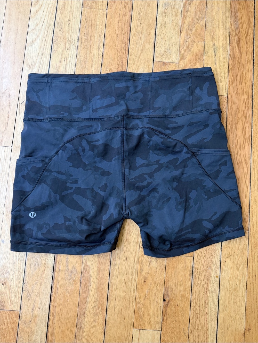 lululemon athletica Black Camo High-Waist Performance Shorts